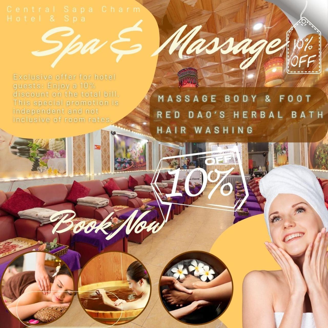 Central Sapa Charm Hotel سابا المظهر الخارجي الصورة
