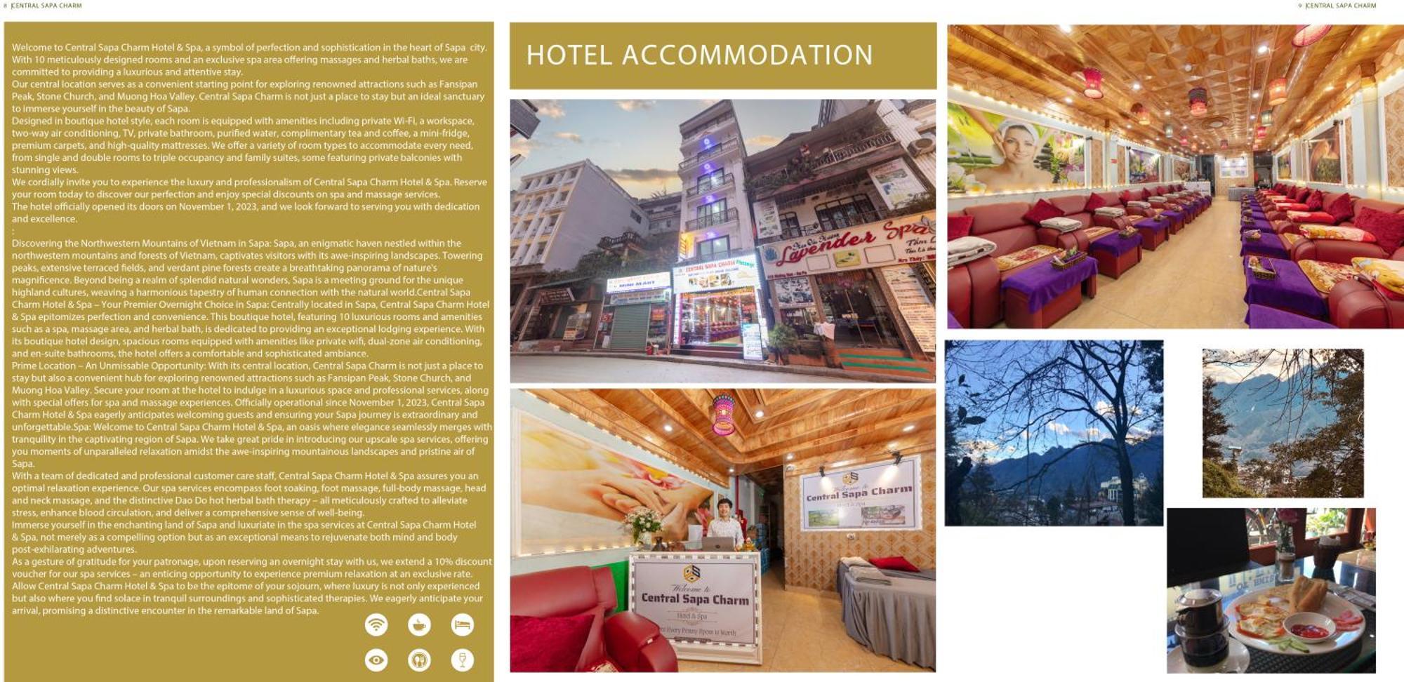 Central Sapa Charm Hotel سابا المظهر الخارجي الصورة